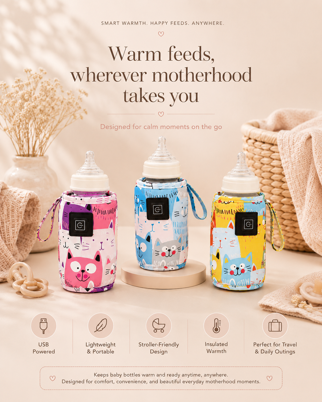 Selah Baby Portable Bottle Warmer